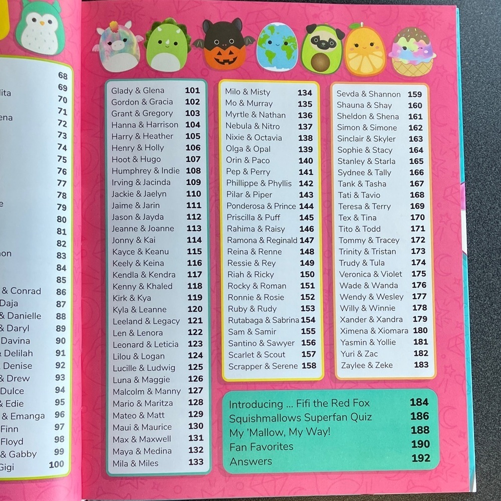 Squishmallows official Collector's Guide - hardcover - Picture 7 of 16
